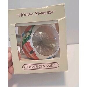 Vintage Hallmark Keepsake Ornament Holiday Starburst 1984